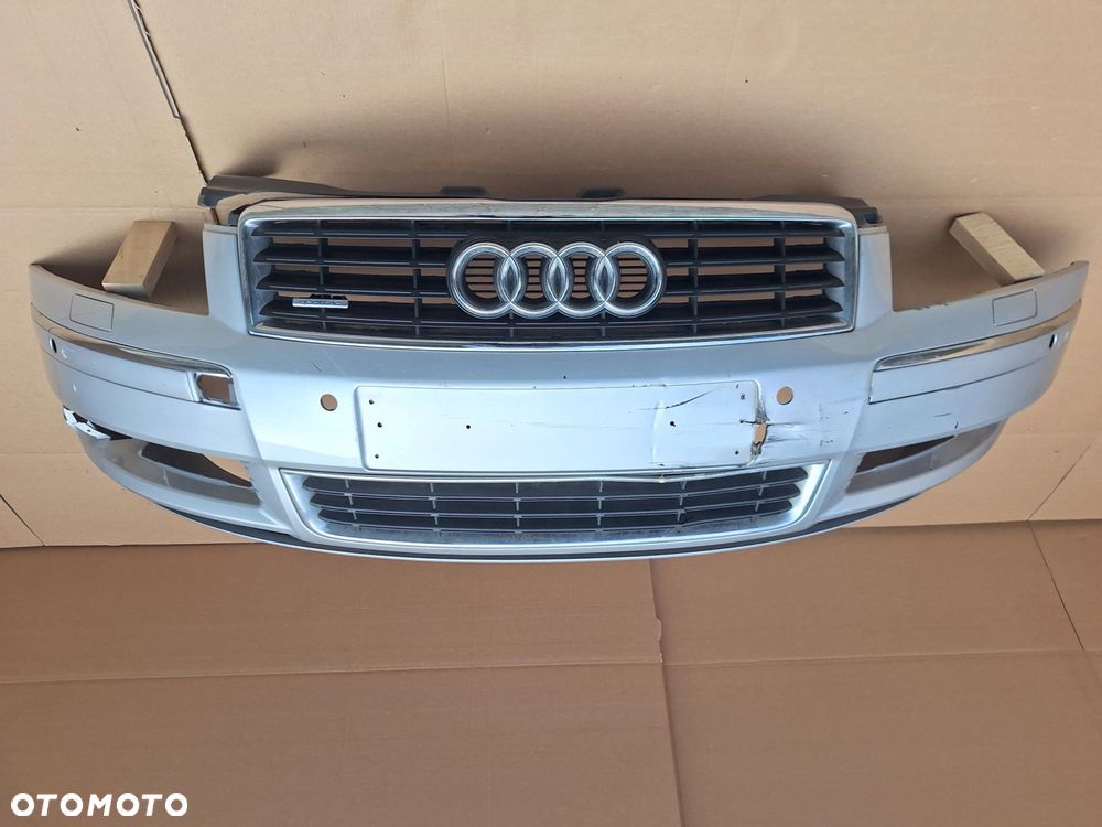 AUDI A8 D3 02-05 ZDERZAK PRZÓD PRZEDNI ORYG 4E0807437A WYSYŁKA 24H - 1