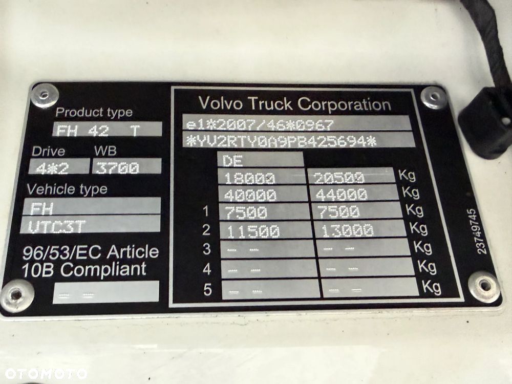 Volvo FH 2023 volvo XL 460 zwykły silnik na zwykłym turbo FULL LED klima z Niemiec - 24