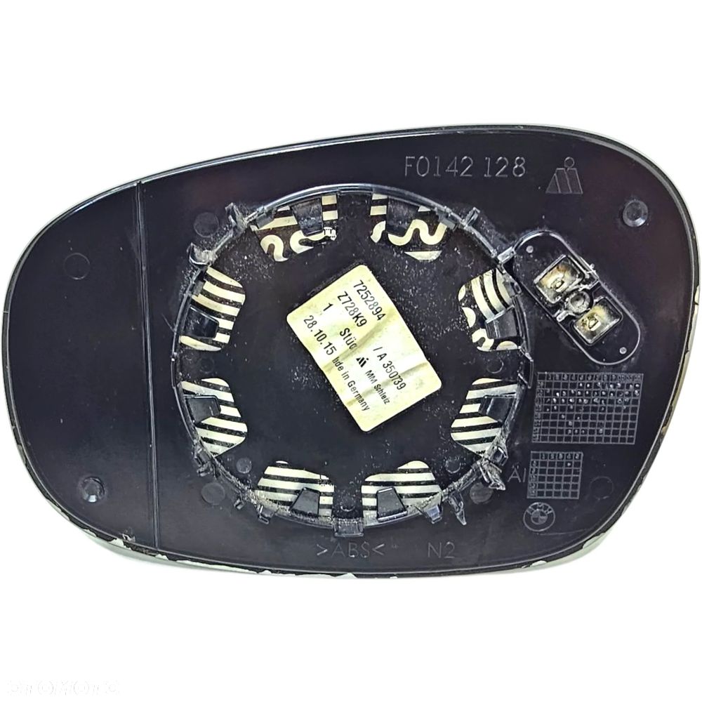 Bmw E81 E87 E88 E82 E90 E91 E92 E93 Wkład Lusterka Szkło Prawe 7252894 - 9