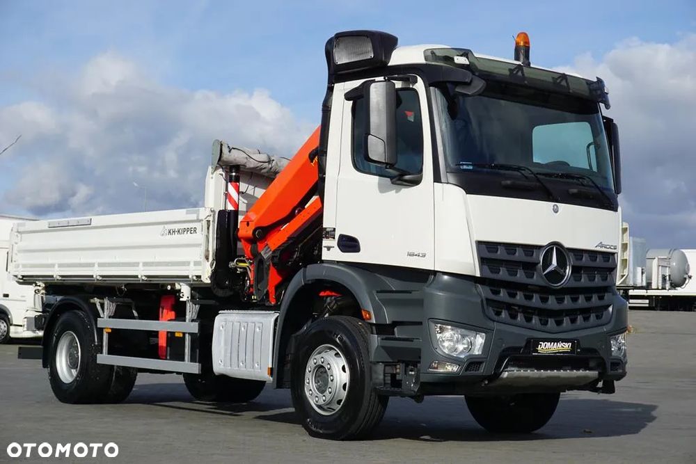 Mercedes-Benz / AROCS / 1843 / E 6 / WYWROTKA + HDS / ROTATOR / PALFINGER PK 13001 / WYSIĘG 17 M - 34