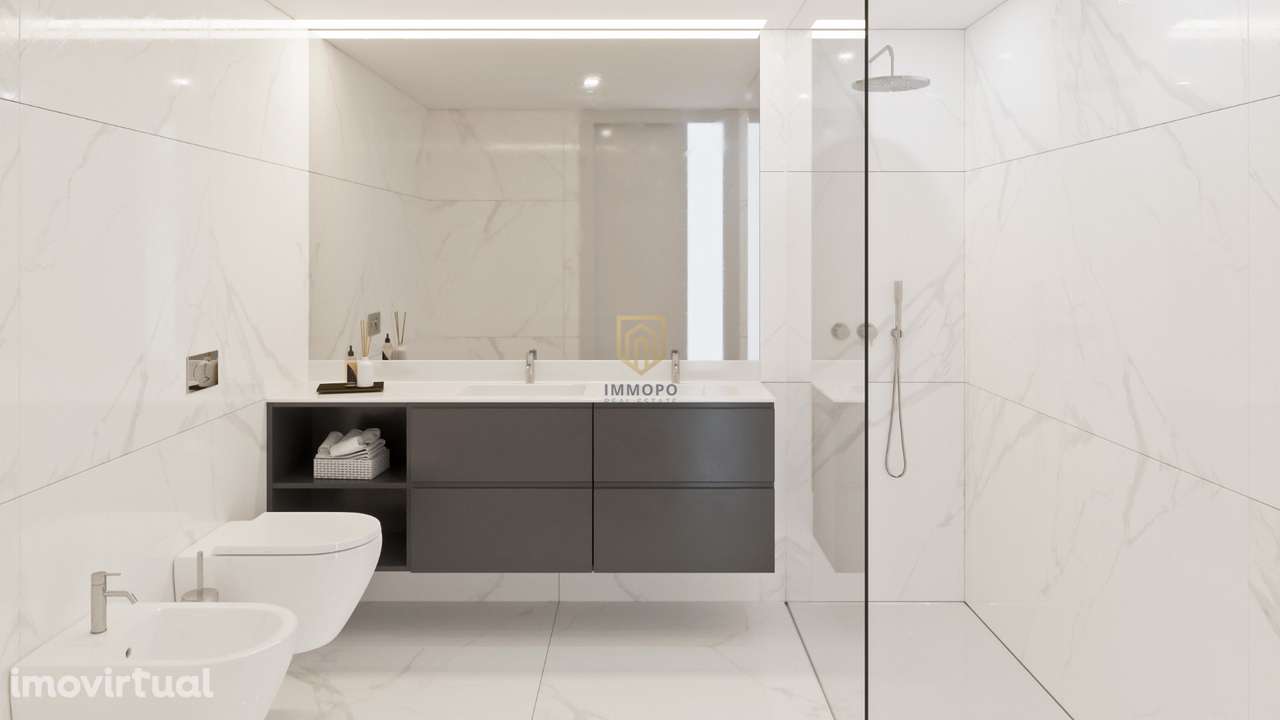 Apartamento T2 em condomínio privado de luxo, à venda em Leça da Palme - Grande imagem: 4/16