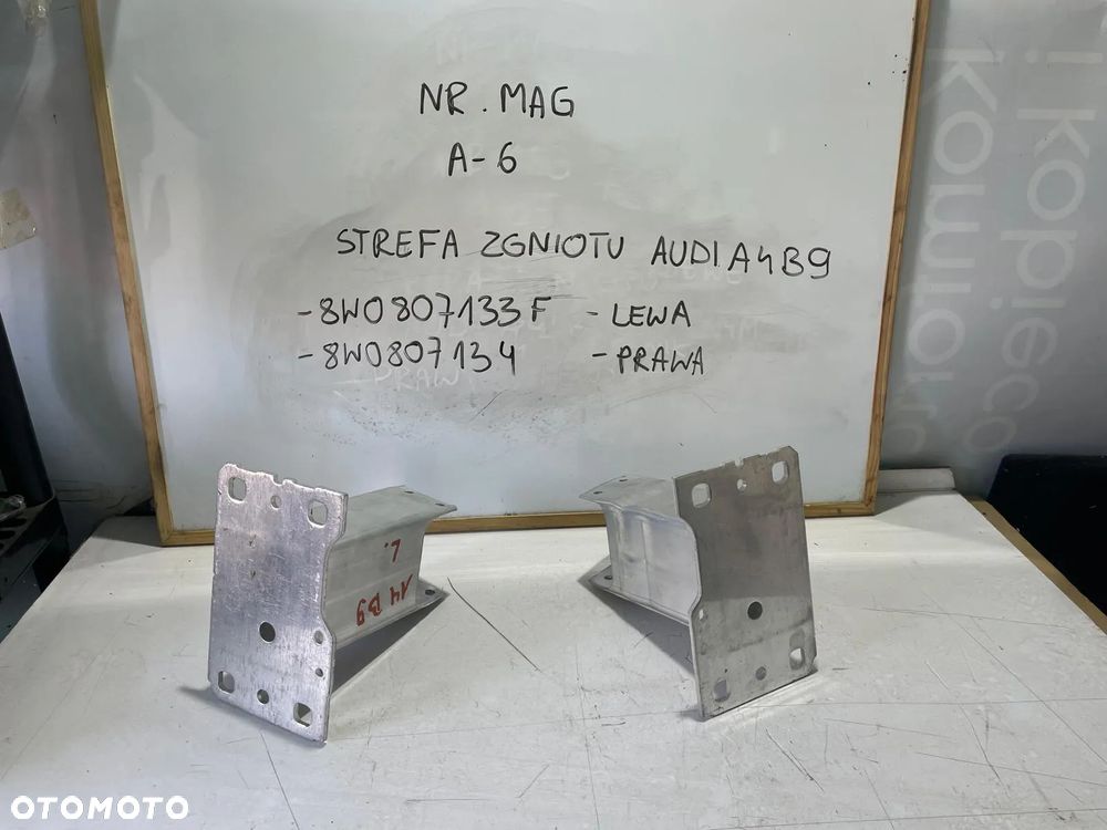 STREFA ZGNIOTU LEWA PRAWA AUDI A4 B9 8W0807133F - 2