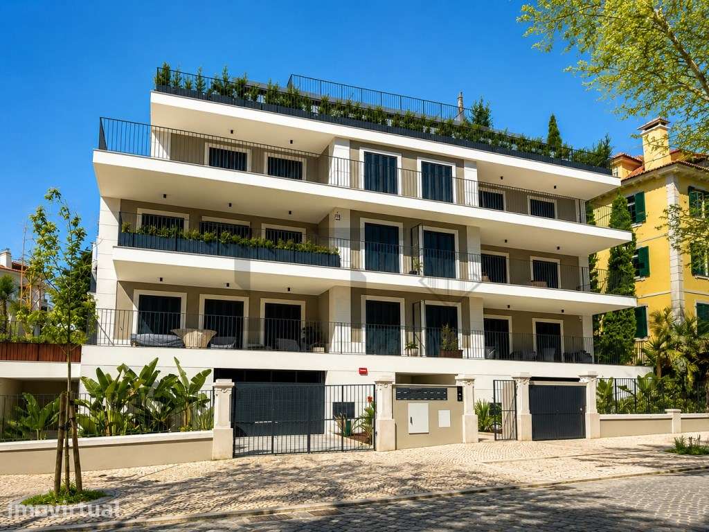 Penthouse T3 com Terraço e Piscina Privada com plena Vista Mar e da... - Grande imagem: 4/26