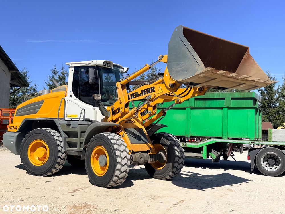 Liebherr Ładowarka Liebherr L524 KLIMA łyżka2,5m3+widły bezAdblue i Dpf szybkozłącze hydr. Cat Caterpillar 924K  924H  930K Volvo L60H / L70H Komatsu WA200-8 WA270-8JCB 426 427 - 7