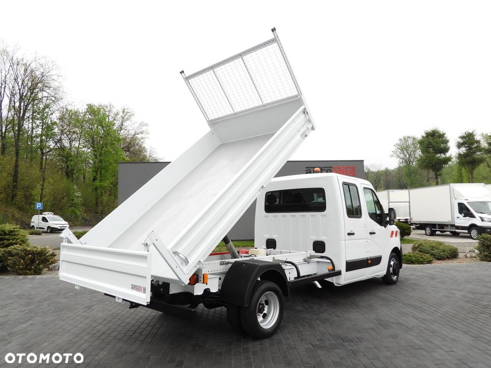 Renault MASTER  WYWROTKA PODWÓJNA KABINA DOKA 6 MIEJSC TEMPOMAT LEDY BLIŹNIACZE KOŁA KLIMATYZACJA  130KM - 4