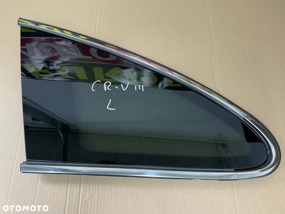 HONDA CR-V III SZYBA KAROSERYJNA LEWA TYŁ CHROM 2010 AS3