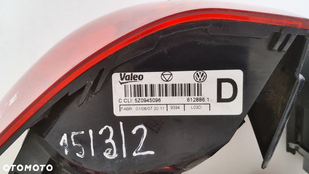 VW Fox Lampa Tył Prawa Lewa strona - 10