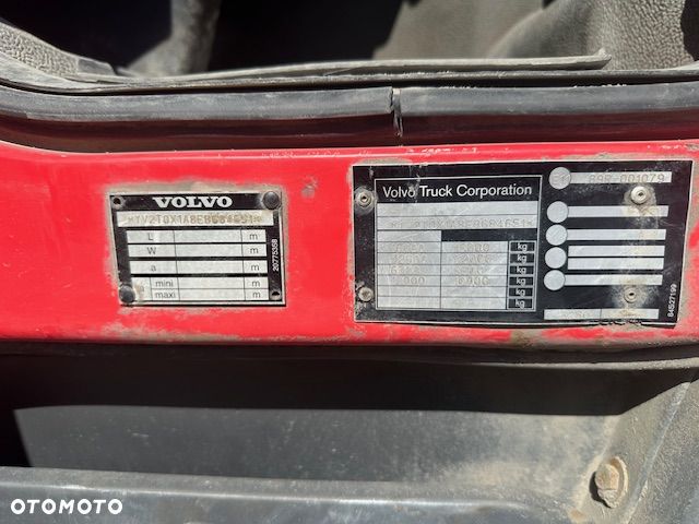 Volvo FL 250 KM, 16 ton DMC, oryginalna Niemiecka wywrotka, Euro 6, 6 cylindrów, blokada mostu - 18