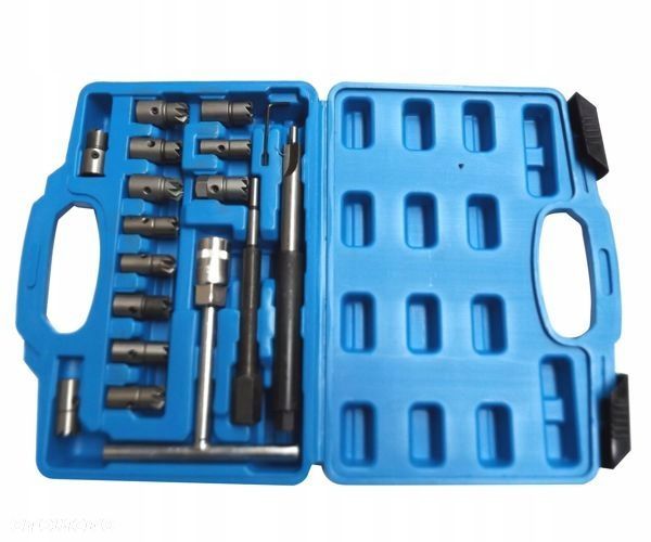 Zestaw frezów 17el. frezy do gniazd wtryskiwaczy - 5