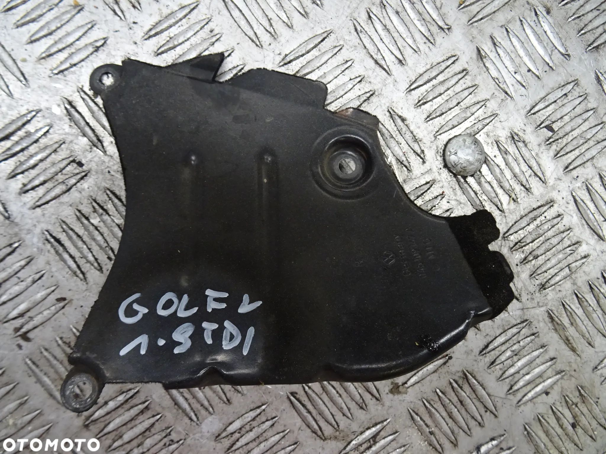 VW GOLF V 1.9TDI BLS ZAŚLEPKA OSŁONY PASKA ROZRZĄDU 045109147A - 1