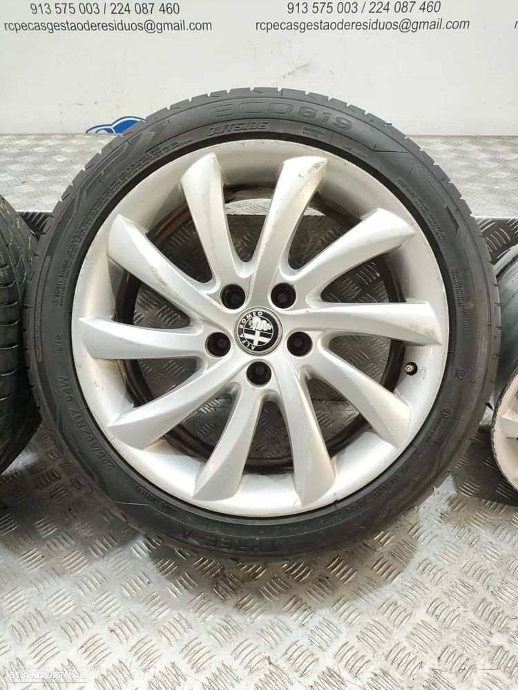 Conjunto de jantes 17 originais Alfa Romeo Giulietta 940 7,5J ET41 5x110 - 5