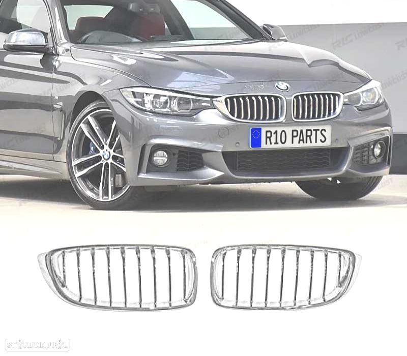 GRELHAS BMW F32 F33 F36 LOOK M CROMADAS - 1