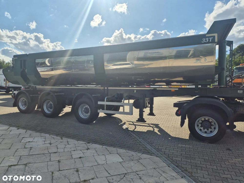 Zorzi 46S095 PRS / WANNA / PODGRZEWANA / WYWROTKA / INOX / HARDOX / PRZESUWNY TYŁ / 3 OSIE / WIELKA ŁADOWNOŚĆ 34TON / DO ASFALTU - 10