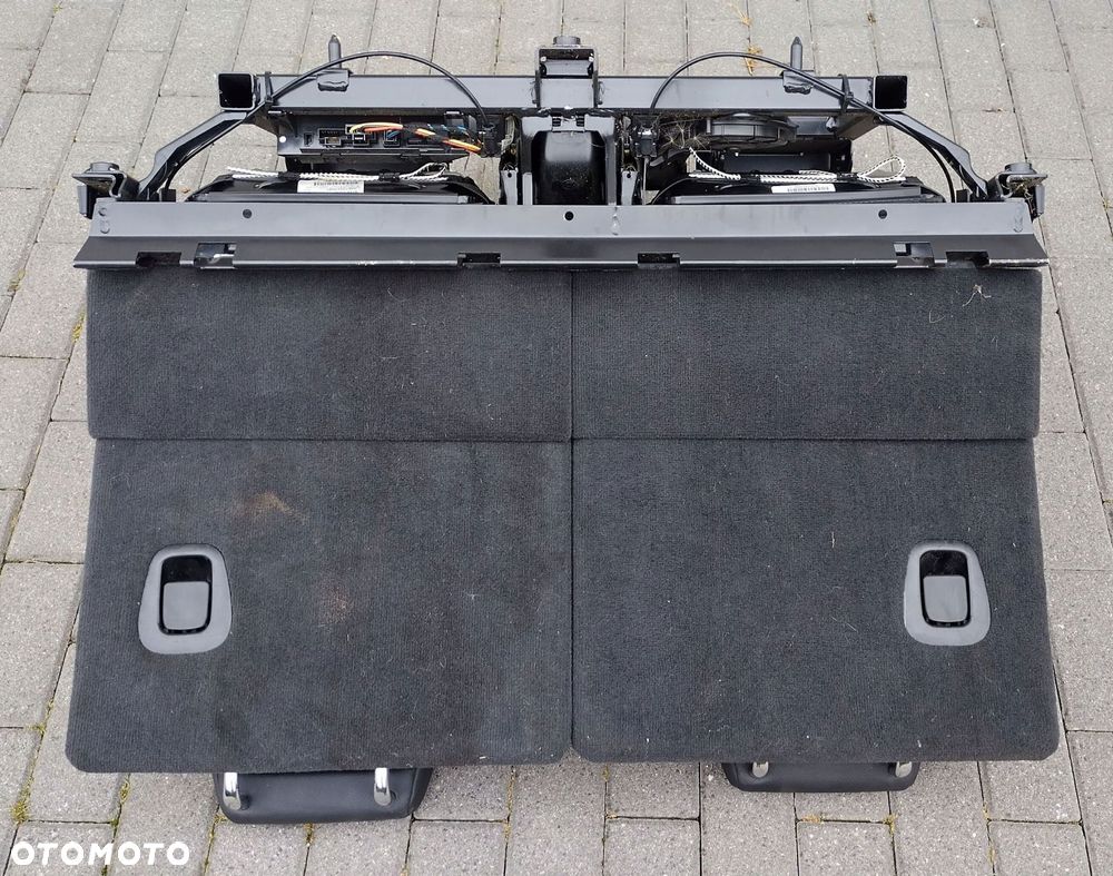 bmw x5 e70 lift 10-13 kanapa fotele trzeci rząd czarna skóra - 5