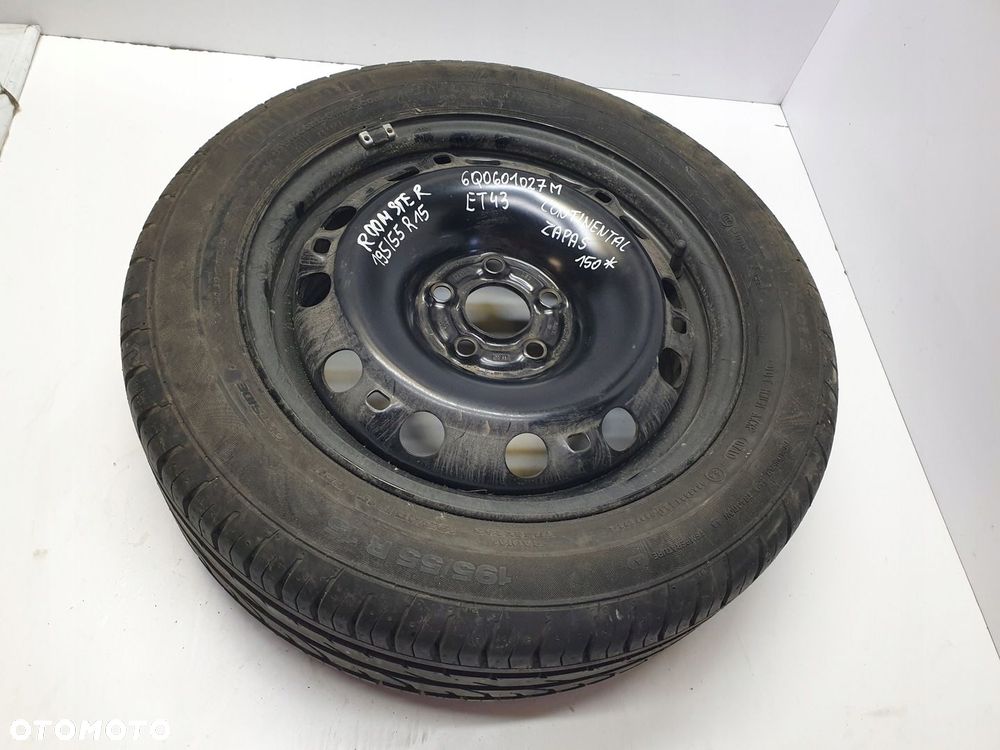 KOŁO ZAPASOWE 5X100 195/55/R15 SKODA ROOMSTER 6Q0601027M - 2