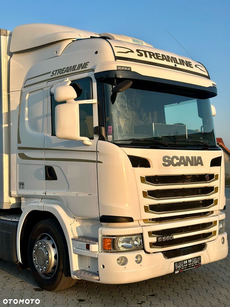 Scania G360 / IZOTERMA / 6.8 M DŁUGOŚCI / AUTOMAT / CAŁA NA PODUSZKACH / KLIMA POSTOJOWA / ELEKTRYCZNA ROLETA TYŁ / SYPIALKA - 8