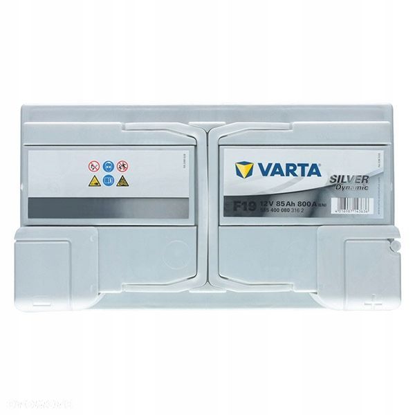 Akumulator Varta F19 12V 85Ah Silver Dynamic P - 19,7 kg - 4