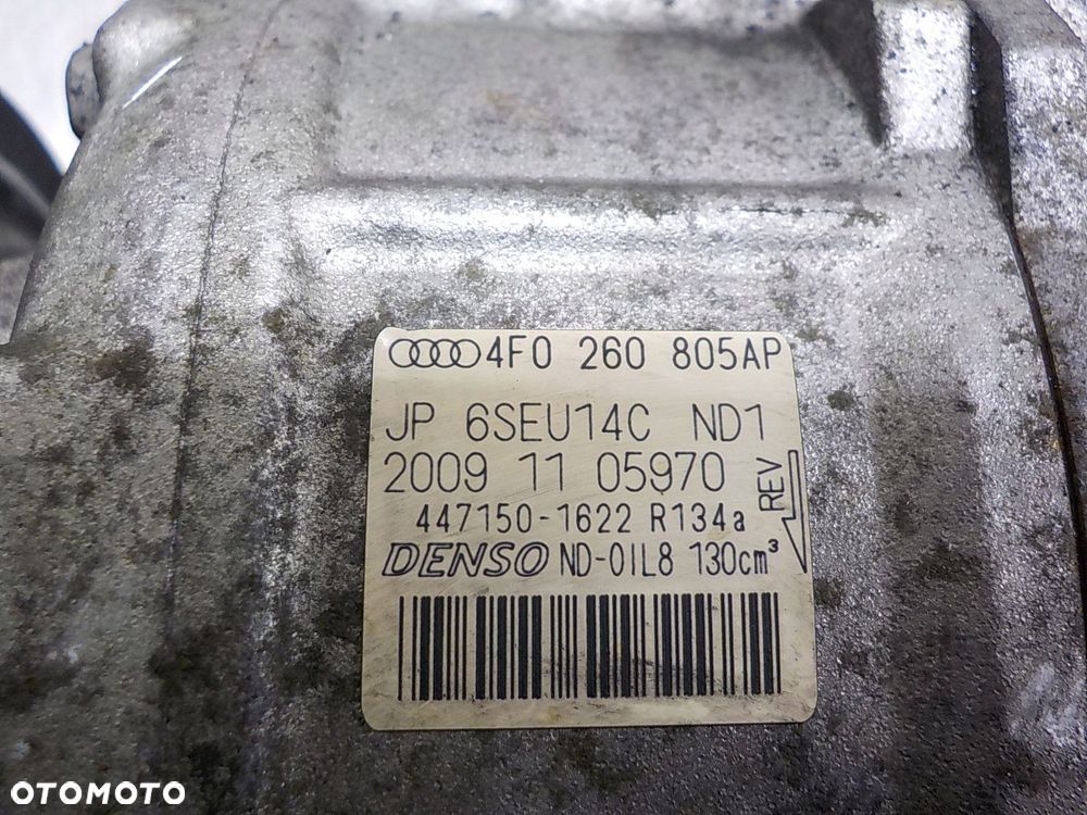AUDI A6 C6 2.0 TDI ORG SPRĘŻARKA POMPA KLIMATYZACJI 4F0260805AP - 2