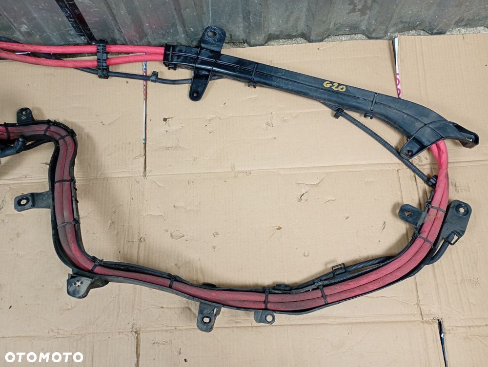 wiązka kabel plusowy akumulatora instalacja bmw 3 g20 g21 2.0 d 9107458 15974510 - 4