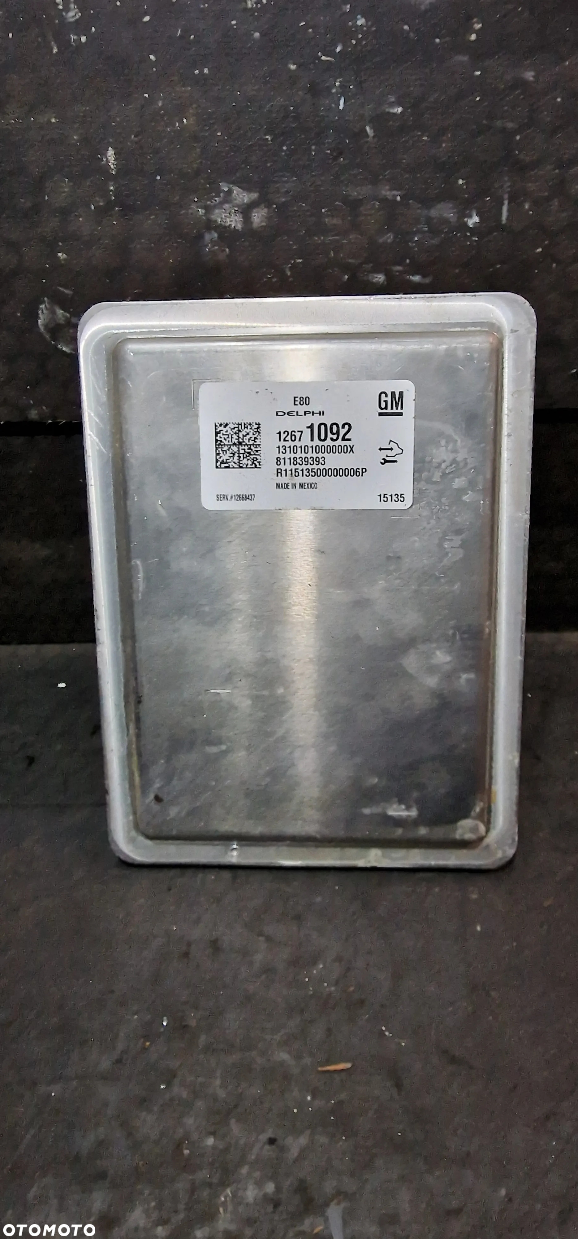 OPEL Astra IV 1.6T KOMPUTER STEROWNIK SILNIKA 12671092 - 2