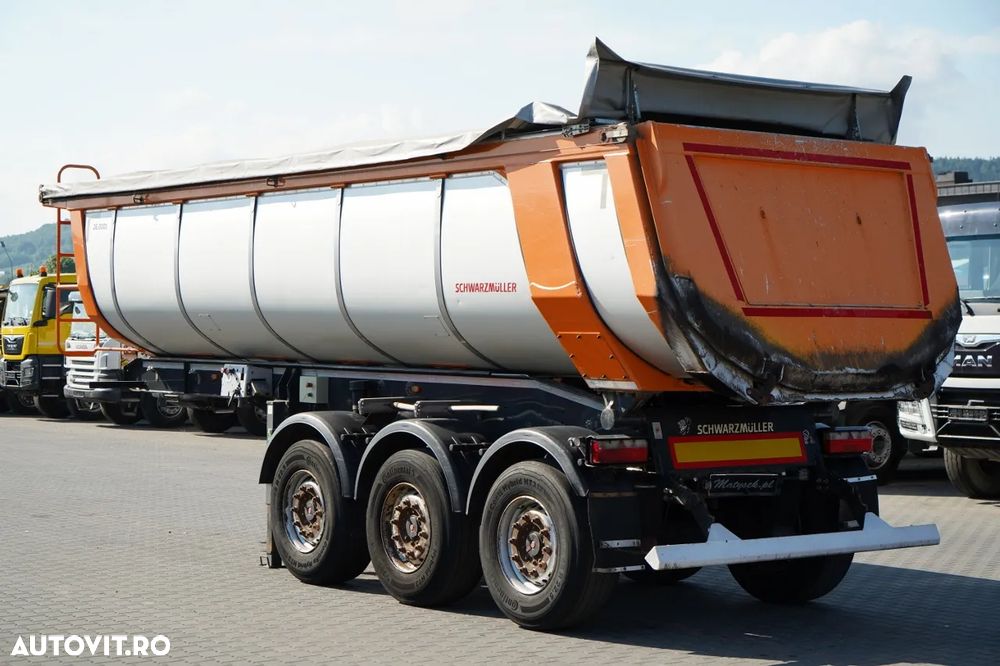 Schwarzmuller BASCĂLĂTOR TERMIC / PENTRU ASFALT / 25 m³ / BACĂLĂTOR / AXĂ RIDICATĂ / SAF / PRELATĂ ELECTRICĂ - 3