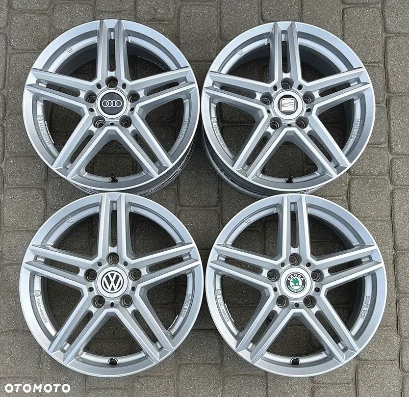 ALUFELGI 16 FELGI ALUMINIOWE ALUSY VW SKODA SEAT AUDI MERCEDES 5x112 ET48 7Jx16H2 R16 - 1