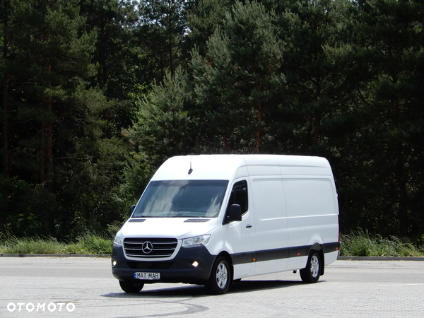 Mercedes-Benz SPRINTER 319 CDI 3.0 V6 190 KM Winda Załadowcza BÄR 600 Kg Udźwig Furgon Blaszak Maxi 4325 mm 1095 Kg Ładowności Wzmacniany Stan Jak Nowy UNIKAT MEGA OKAZJA POLECAM
