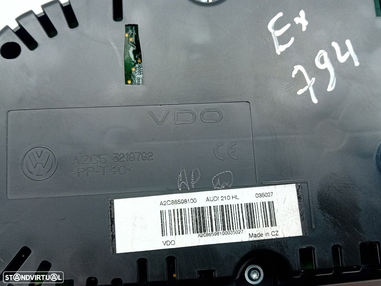 Quadrante / painel de instrumentos AUDI A1 Sportback (8XA, 8XF) - 4