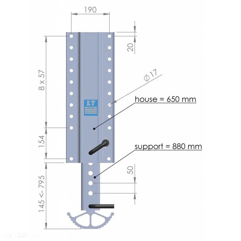 Netto 535,00 € / 80 kg mniej !! / Silos / Wywrotka / Aluminiowe podpory / Naczepy / Dostawa DPD - 9