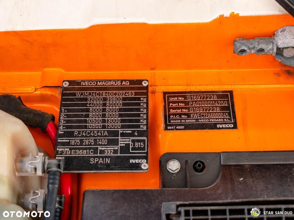 Iveco TRAKKER 450 8x8 HIAB 800E-7 FLy Jib Wciągarka HDS Żuraw - 23