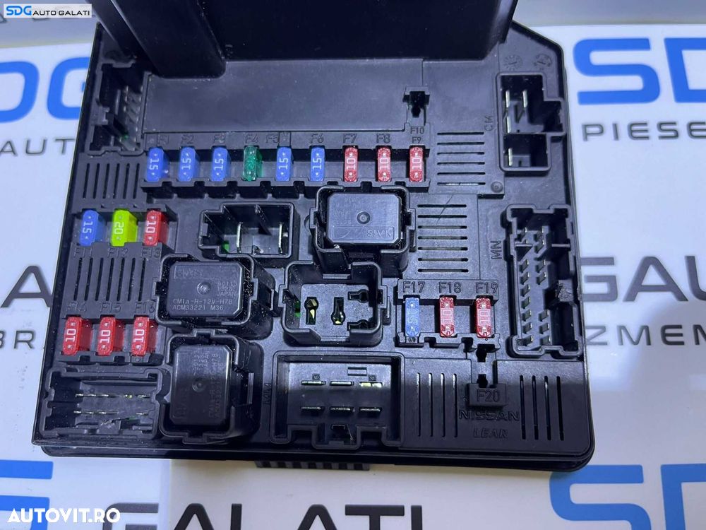Modul Calculator Tablou Panou Relee Sigurante Nissan Qashqai 2007 - 2013 Cod 284B7-JD00B 284B7JD00B 519228324 1018625010 - 3