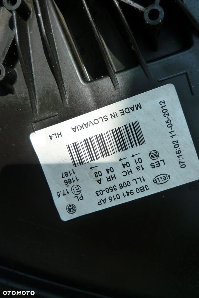 Lampa lewa VW Passat B5 lift Hella Europa - 5