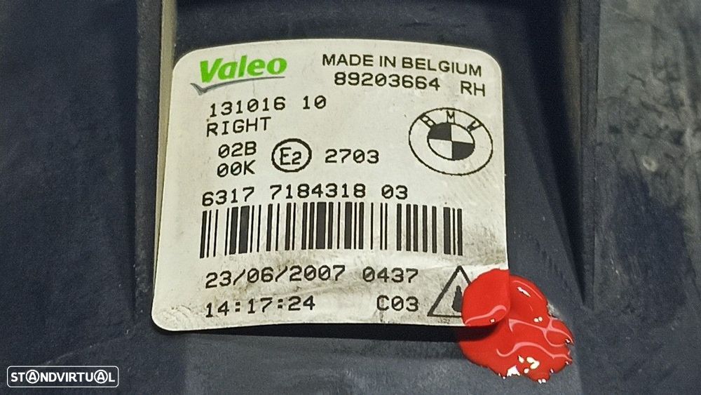 FAROL DE NEVOEIRO DIREITO BMW X5 (E70) 3.0D - 4