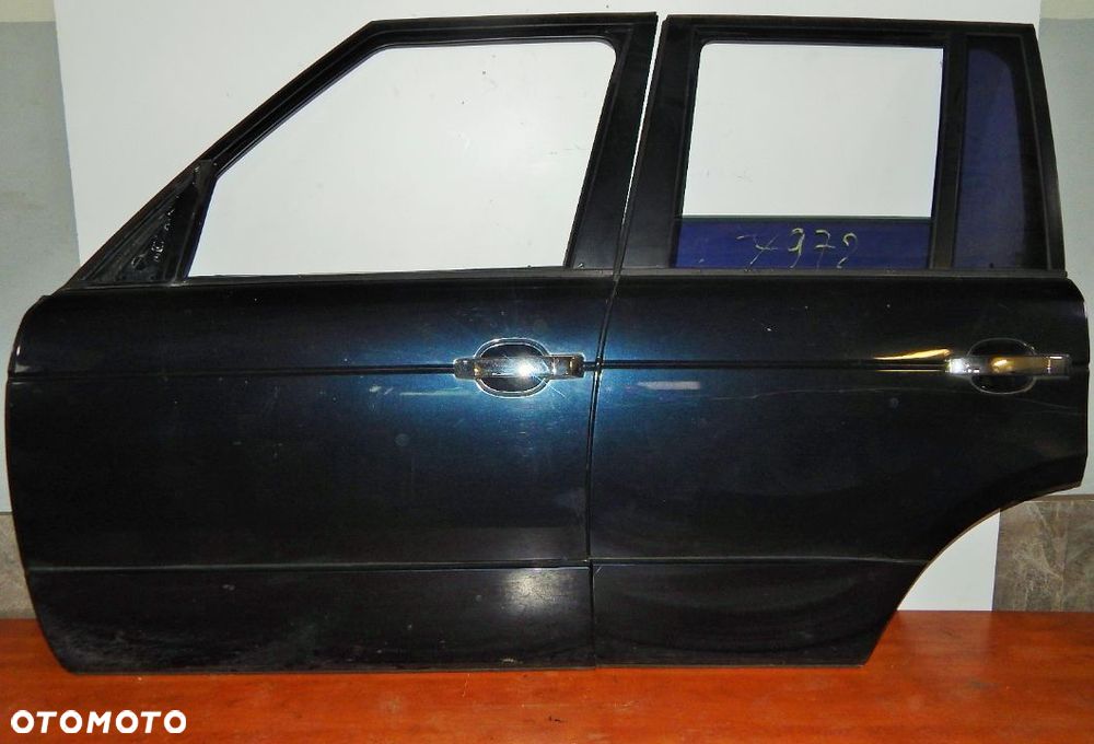 Drzwi lewy tył Range Rover L322 01-09 adriatic blue Łuków części