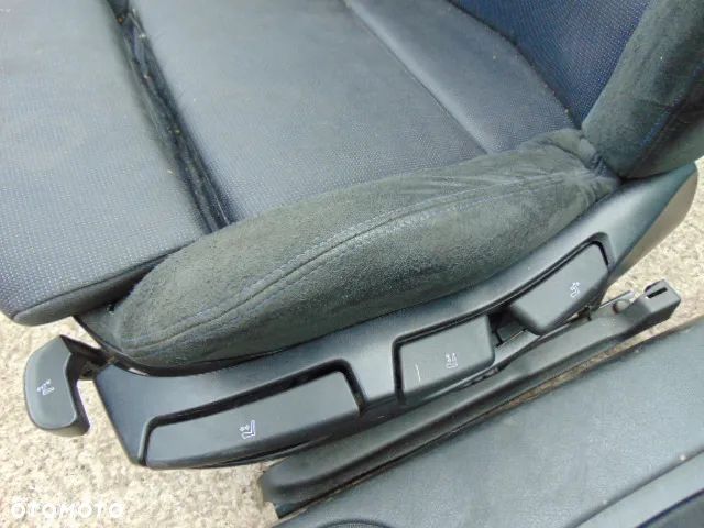 BMW 3 e46 EUROPA kom8i sedan przód siedzenie  fotel fotele przednie alcantara wzór m pakiet sportsitze LUX czytaj opis - 5