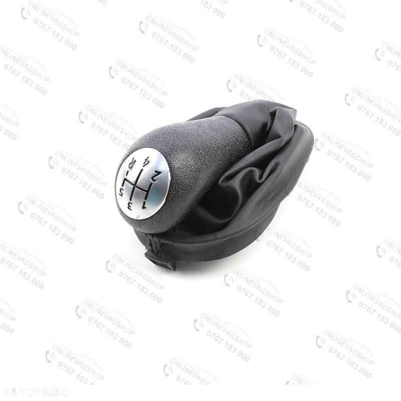 Nuca piele + manson schimbator Dacia Logan 2004-2012, Renault Clio 2 - 15