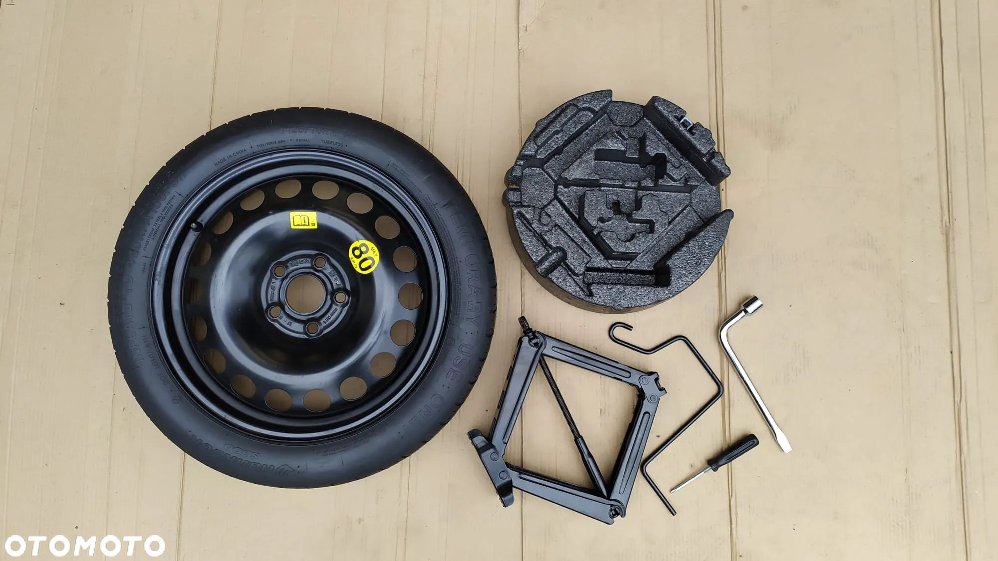 KOŁO DOJAZDOWE  dojazdówka R16 OPEL MOKKA + ZESTAW - 1