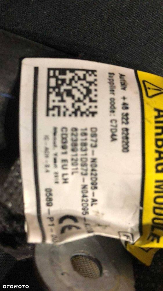 lewa kurtyna airbag ford mondoe mk5 - 2