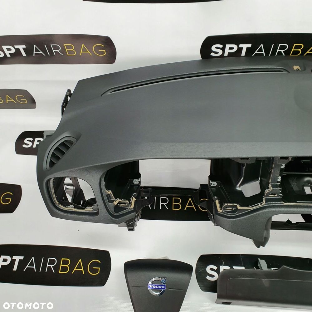 VOLVO V40 DESKA ROZDZIELCZA KONSOLA KOKPIT PULPIT PODUSZKI AIRBAG AIR BAG PASY KIT SET - 2