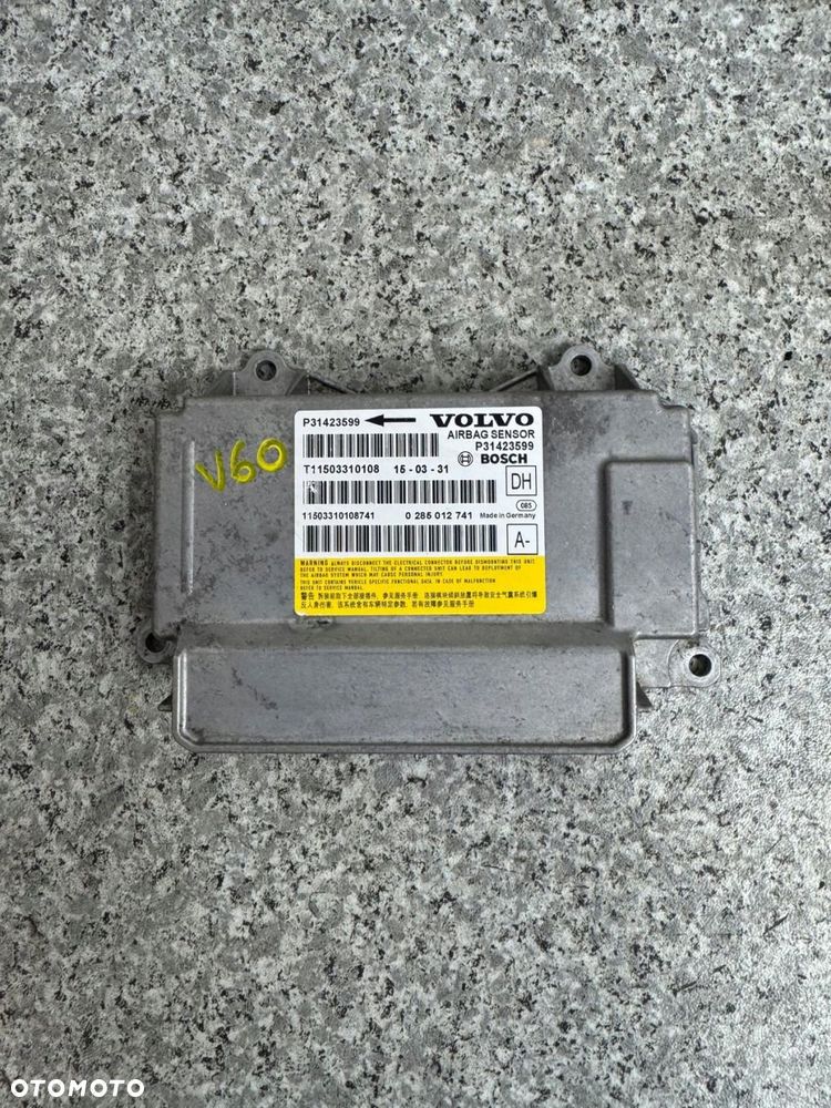 moduł airbag volvo s60 ii v60 i 2011-2018 31423599 - 4