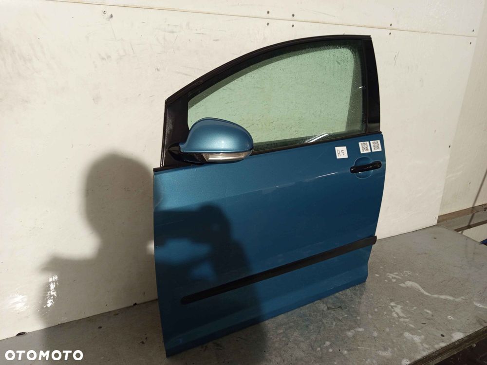 + DRZWI PRZÓD PRZEDNIE LEWE DO VOLKSWAGEN VW GOLF V 5 + PLUS LA5S BŁĘKITNE - 3