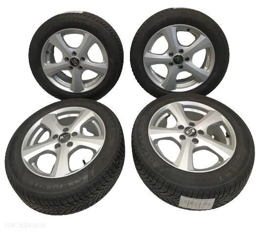 SKODA SEAT AUDI VW 7X16 ORYGINALNE MSW FELGI ALUMINIOWE R16 ET45 OPONY 205/55 KOŁA - 1