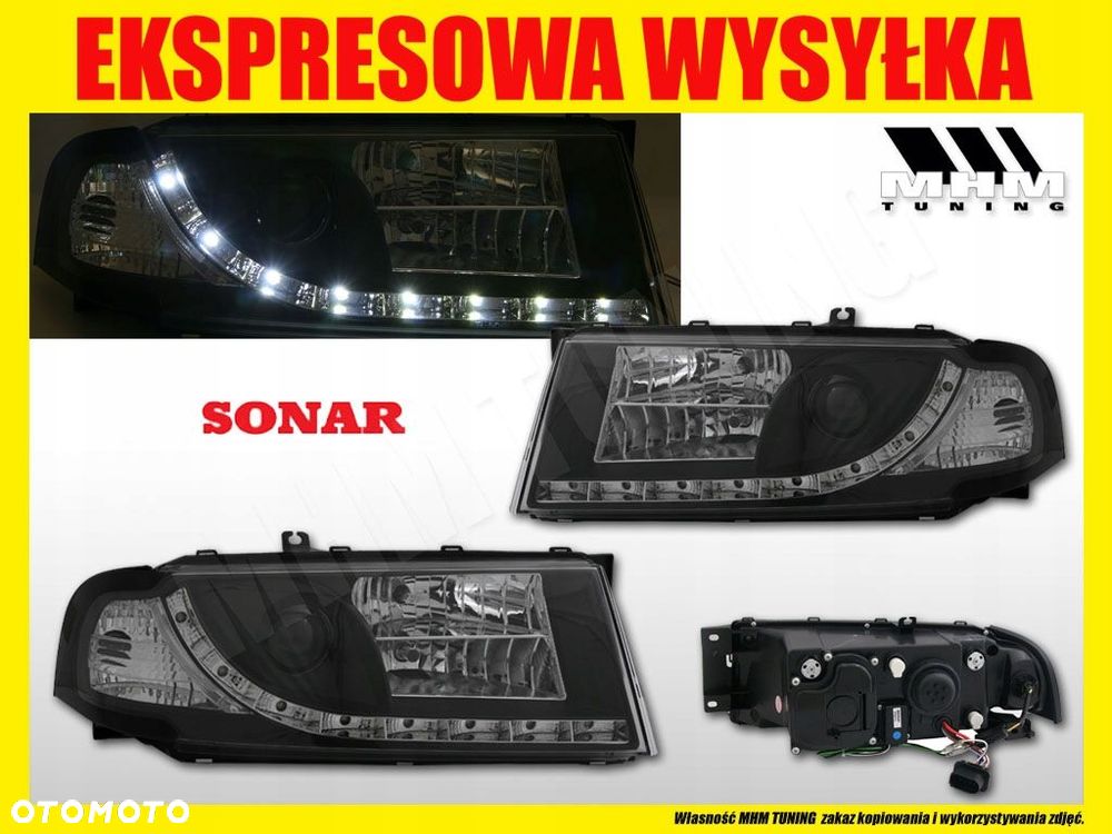 Reflektor Lampy kpl Day line light LED Tuning Skoda Octavia 1 1u Lift 2001- - 3