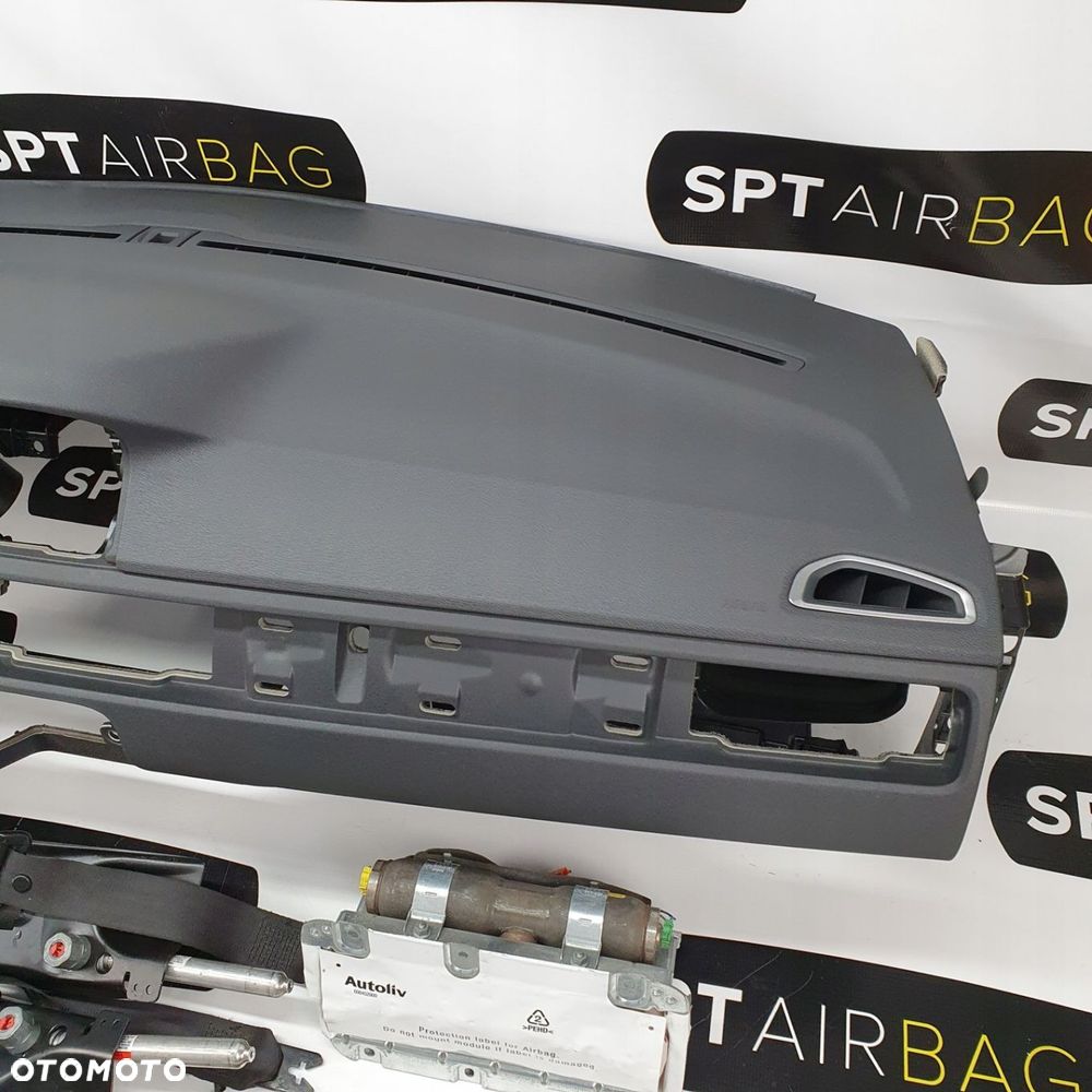 VOLVO V70 XC70 S80 DESKA ROZDZIELCZA KONSOLA KOKPIT PULPIT PODUSZKI AIRBAG AIR BAG PASY KIT SET - 4