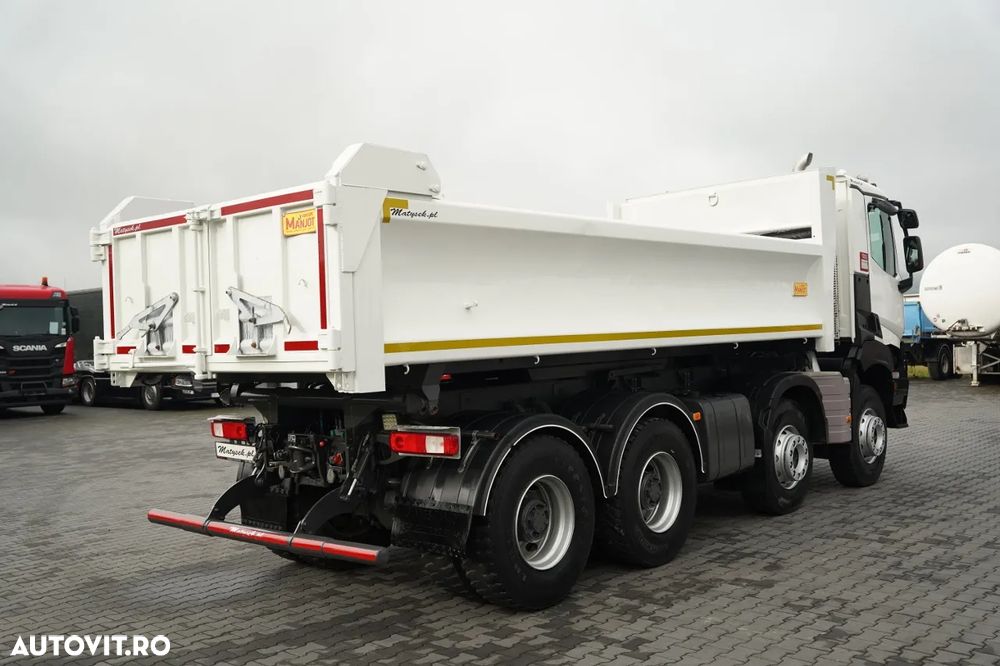 Renault K 480 / 8x4 / WYWROTKA DWUSTRONNA - 6 M / HYDROBURTA / HYDROKLAPA / AUTOMAT / EURO 6 / - 16