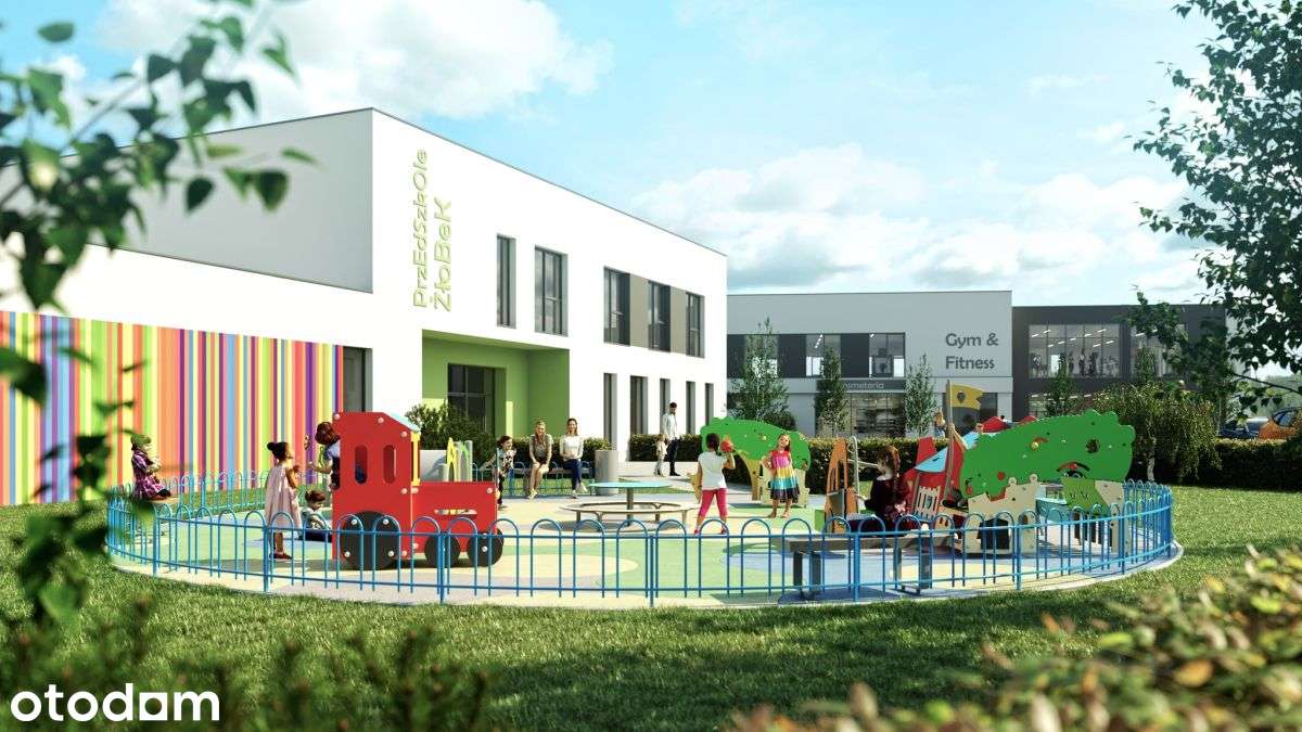 3-pokojowe mieszkanie 44m2 + ogródek Bezpośrednio