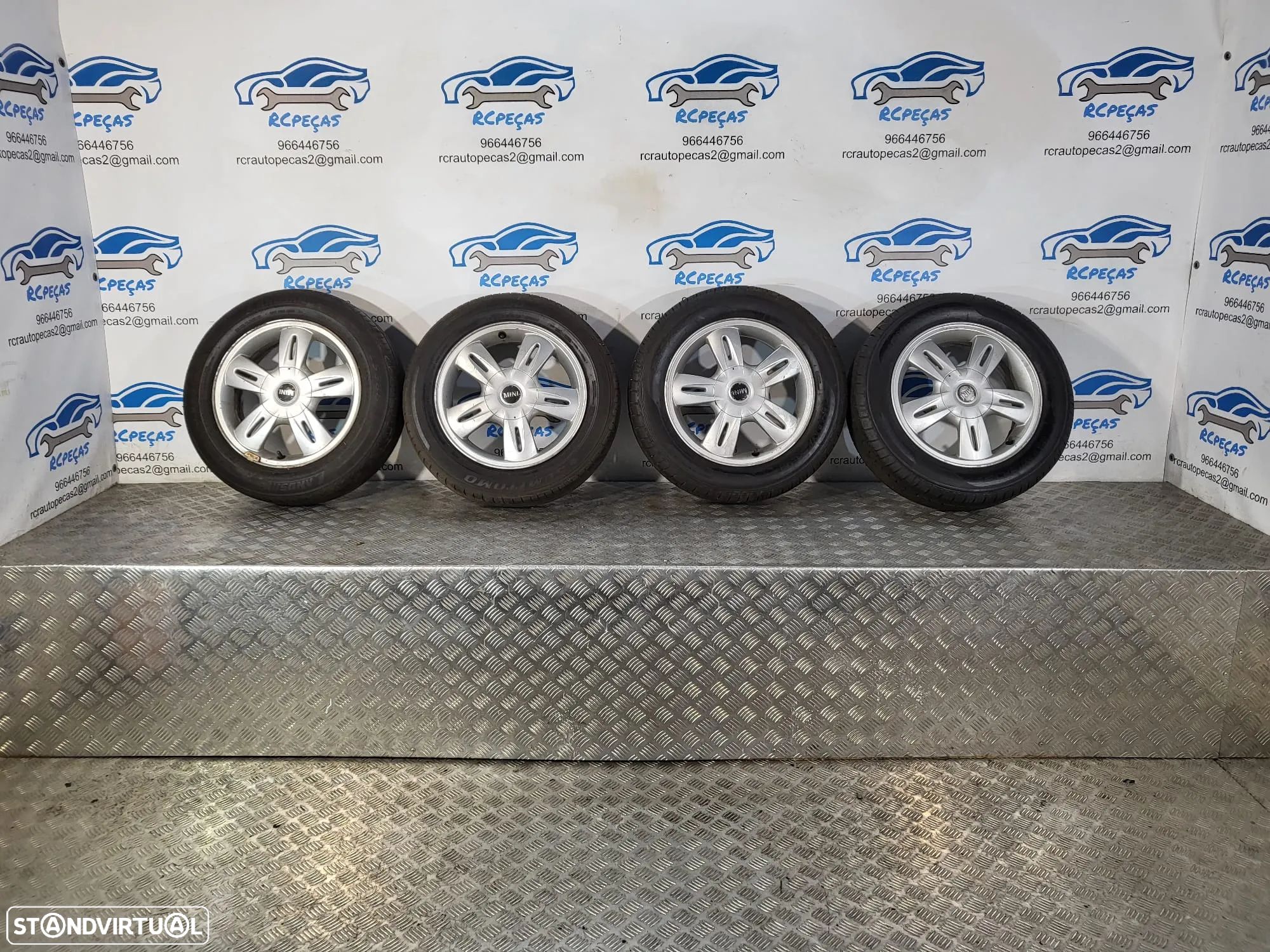 Conjunto Jantes 15 Mini Cooper One 4x100 6.5J ET48 6763295 - 1