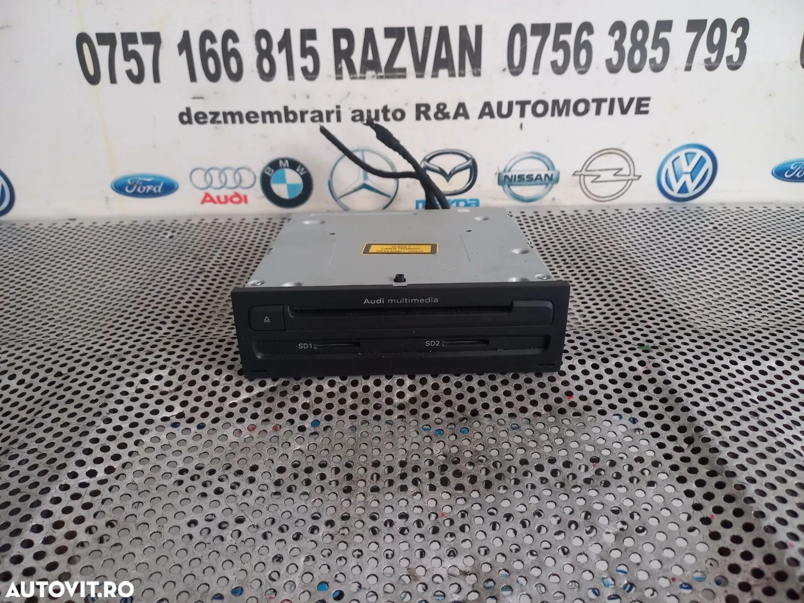 Unitate MMI Multimedia 3GP 3G+ Audi A8 4H D4 An 2010-2011-2012-2013-2014-2015-2016-2017 Cod 4H0035666F Dezmembrez Audi A8 4H D4 3.0 Tdi Quattro Motor CDT Cutie MXU Volan Stanga - Dezmembrari Arad - 1
