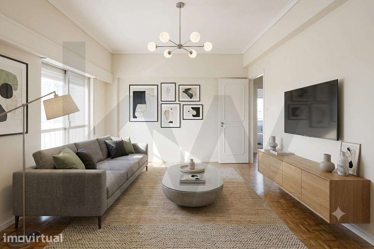 Apartamento T3 com duas salas e garagem em São Domingos de Benfica - Grande imagem: 5/54