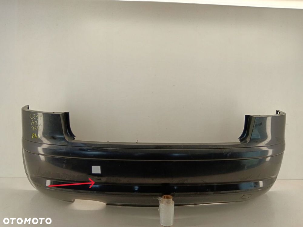 ZDERZAK TYLNY TYŁ AUDI A3 8P LIFT 05-08 LZ9Y - 1